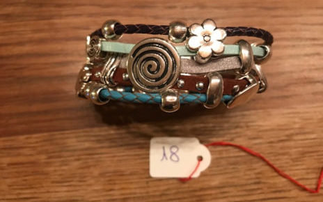 Breites Materialmix Armband Breites Materialmix Armband
